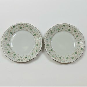 Mitterteich Bavaria Germany Lady Patricia 2 saucers